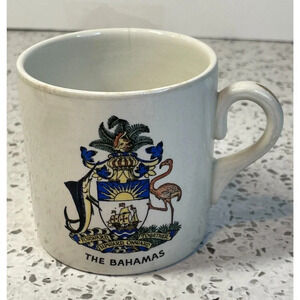 Vintage The Bahamas Souvenir Coffee Mug, Country Crest, Falcon Ware